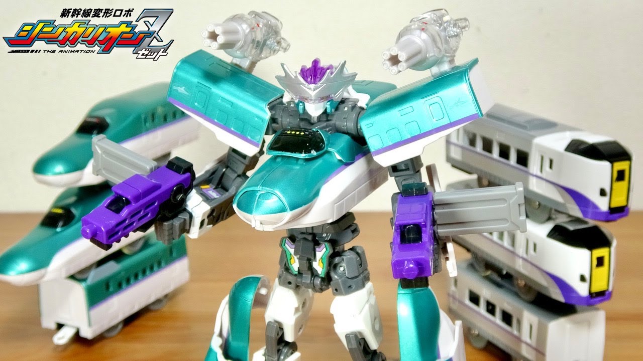 運転士は銀河鉄道999 月野メーテル☆そして、そろそろ終盤か!? 新幹線変形ロボ シンカリオンZ H5はやぶさホクト Z合体のスタイルの良さ☆今回も楽しめる内容です!プラレール