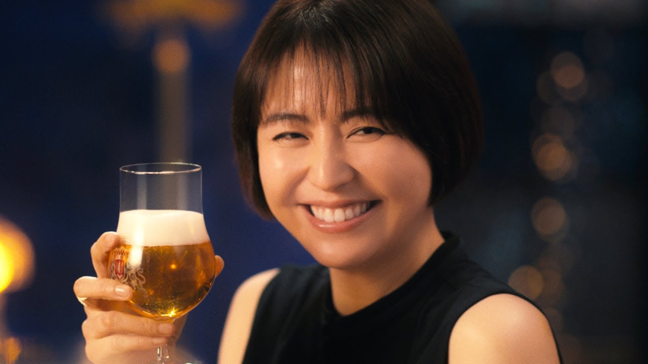 長澤まさみ、美しいため息漏らし「たまんねぇっス」 ノースリーブで美肌見せ アサヒビール「アサヒ ザ・リッチ」新CM