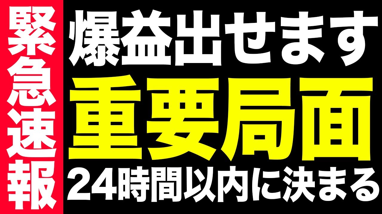 【確定爆益】BTCが仮想通貨市場の運命の鍵を握ってます【仮想通貨】【ビットコイン】