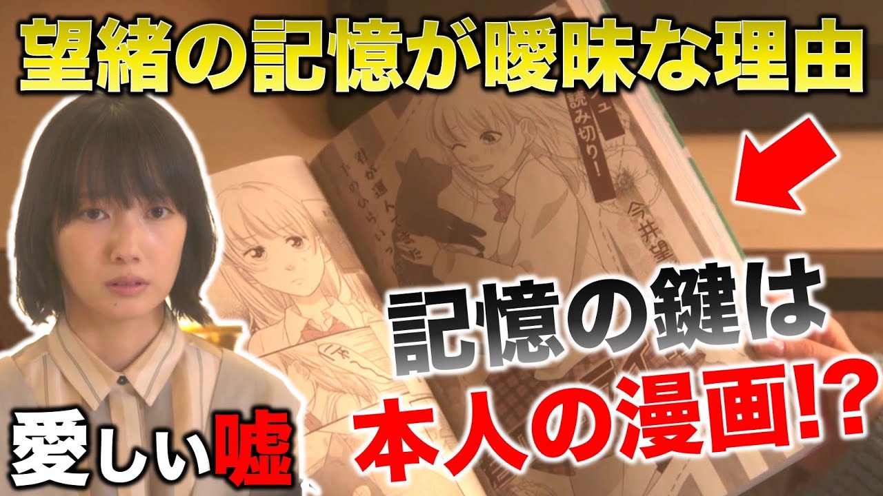 【愛しい嘘】望緒の記憶の鍵は本人のデビュー作!? 中野が誰か判明するのはいつ!?/2話感想・考察/愛しい嘘 優しい闇