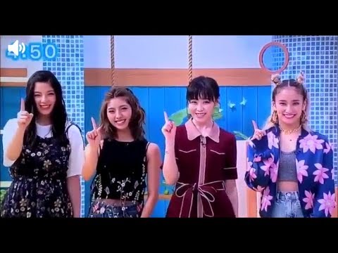 鷲尾伶菜 さーちゃん YURINO 石井杏奈 /  番宣の旅 静岡 / E-girls Flower HAPPINESS / 20170615