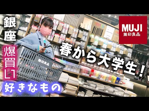 無印良品で爆買い!文房具とか銀座が最高すぎて…【のえのん】