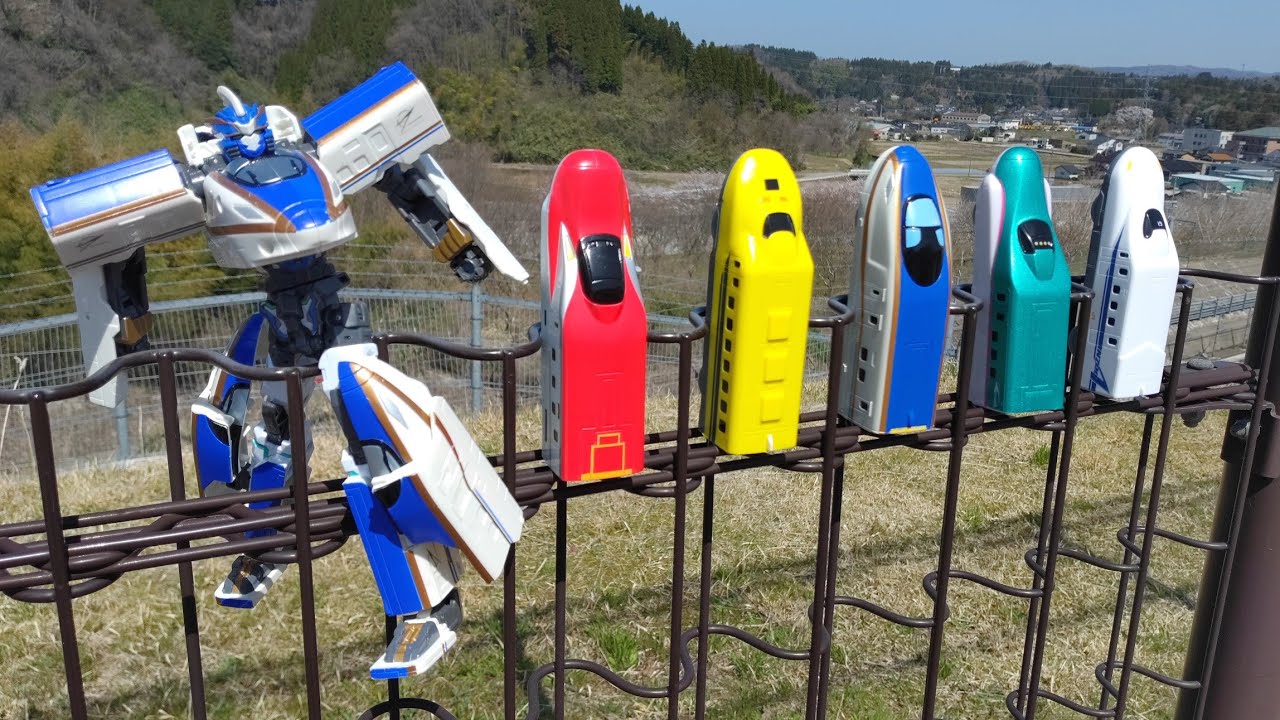 【シンカリオンZ】カラフルな新幹線を探します!Find the colorful Shinkansen!#シンカリオンz #シンカリオン #新幹線
