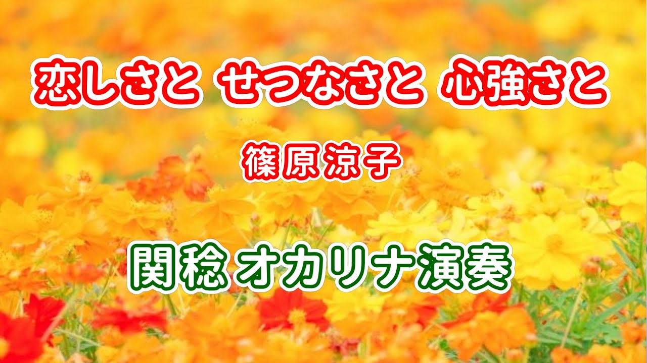 恋しさと せつなさと 心強さと/篠原涼子(関稔オカリナ演奏)