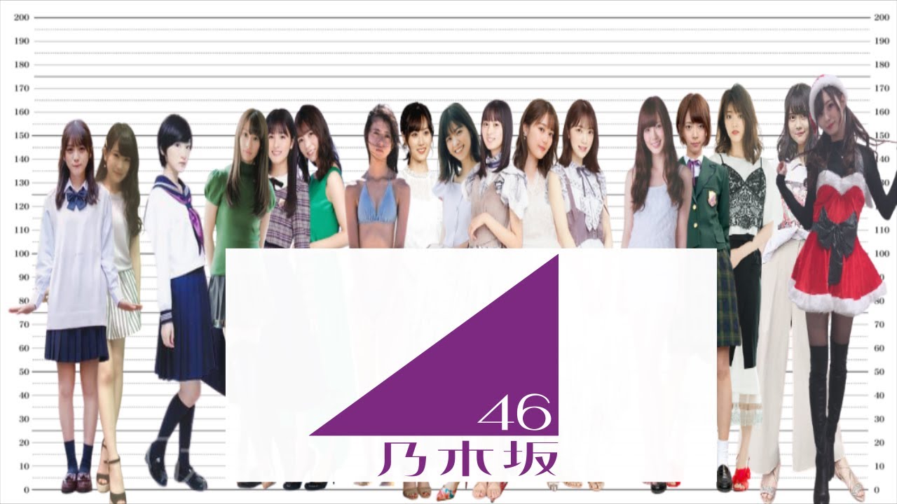【身長比較】乃木坂46【Nogizaka】新曲 白石麻衣 Youtube 堀未央奈 卒業 冷たい水の中 乃木坂工事中 星野みなみ 文春【身長差 身長 伸ばす コンプレックス 身長を伸ばす方法】