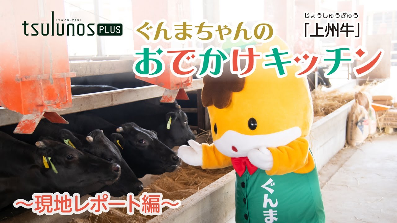 ツルノショク「ぐんまちゃんのおでかけキッチン「上州牛」~現地リポート編~」|メディアプロモーション課|群馬県