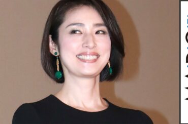 天海祐希、漆黒のロングドレスで“死の女神”を体現 映画「マイティ・ソー バトルロイヤル」イベント2