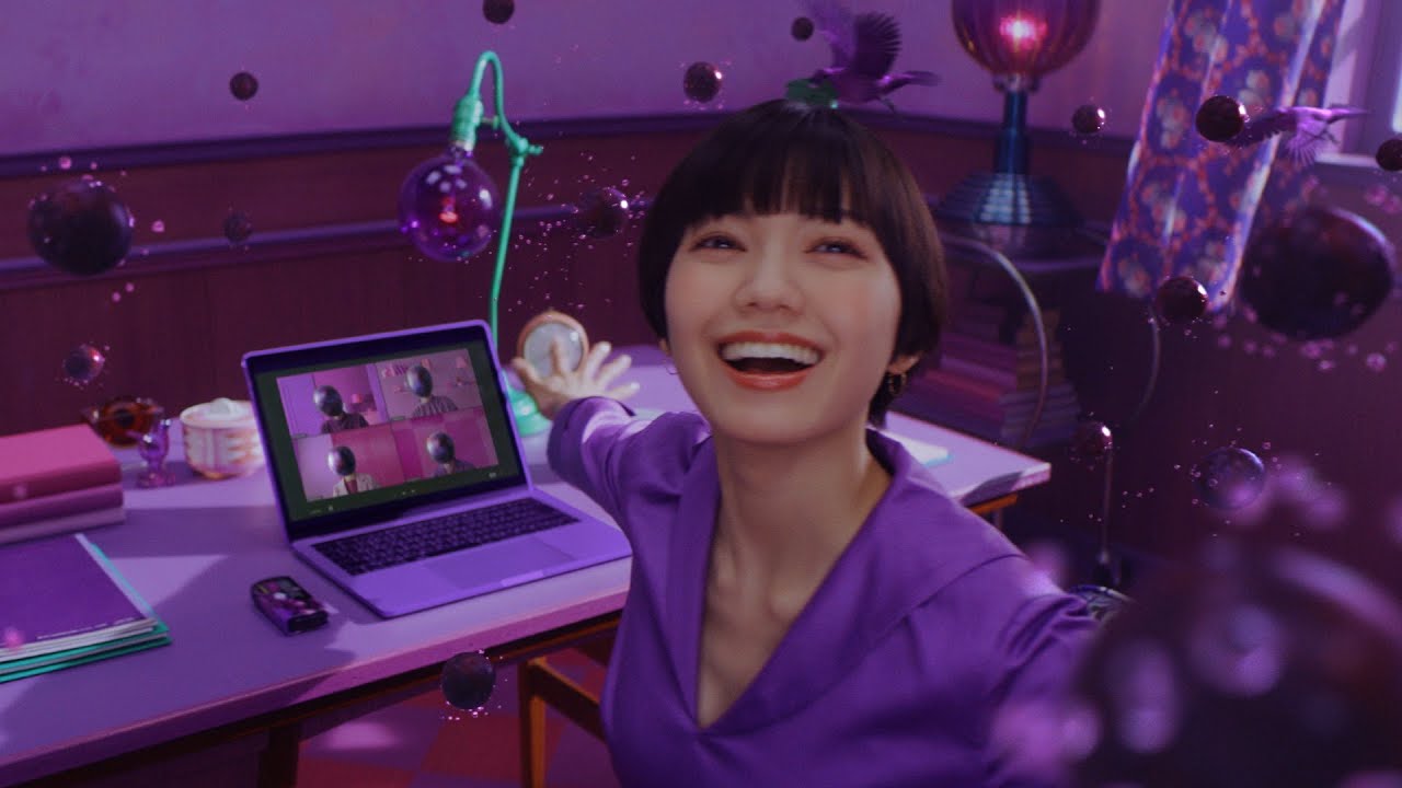 二階堂ふみがグレープカラーの衣装でリフレッシュ / フリスク ネオ新CM「新しいマイペースに」篇