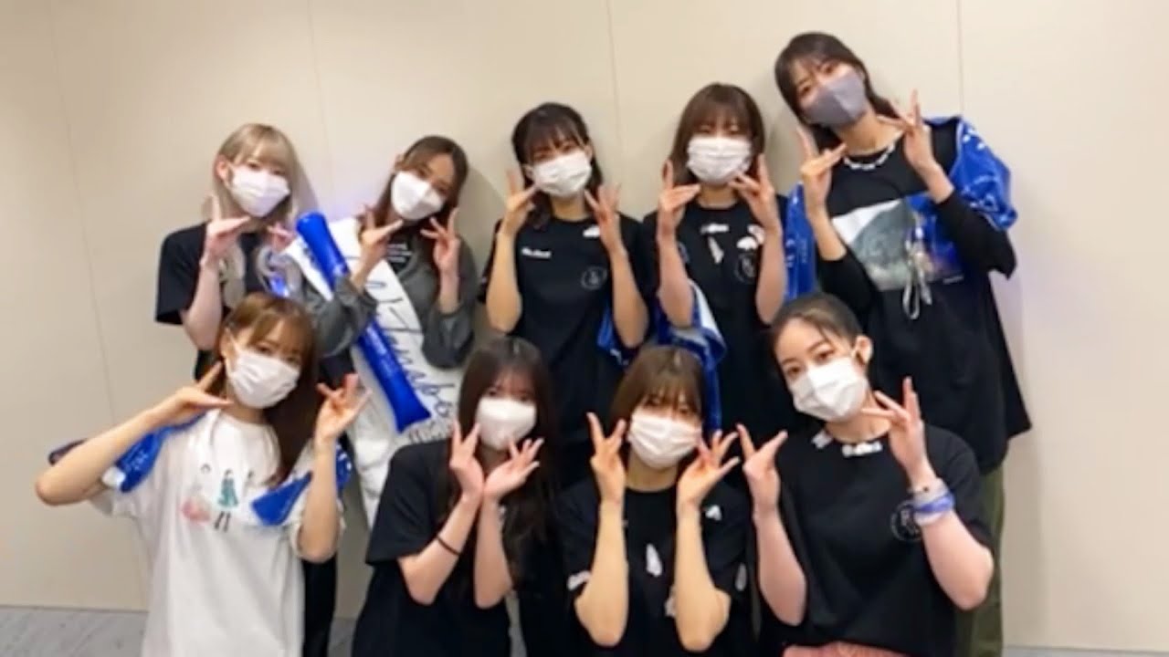 櫻坂46 渡邉理佐『卒業コンサート終了後に1期生全員で最後のゲリラ配信』2022-05-22【SHOWROOM】