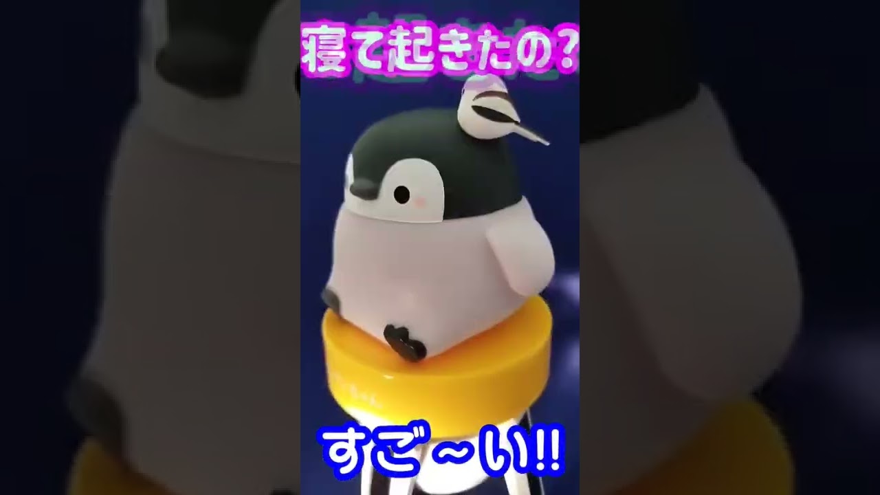 アニメ【コウペンちゃん】寝て起きたの?すごい!!なでなでをします!!#shorts