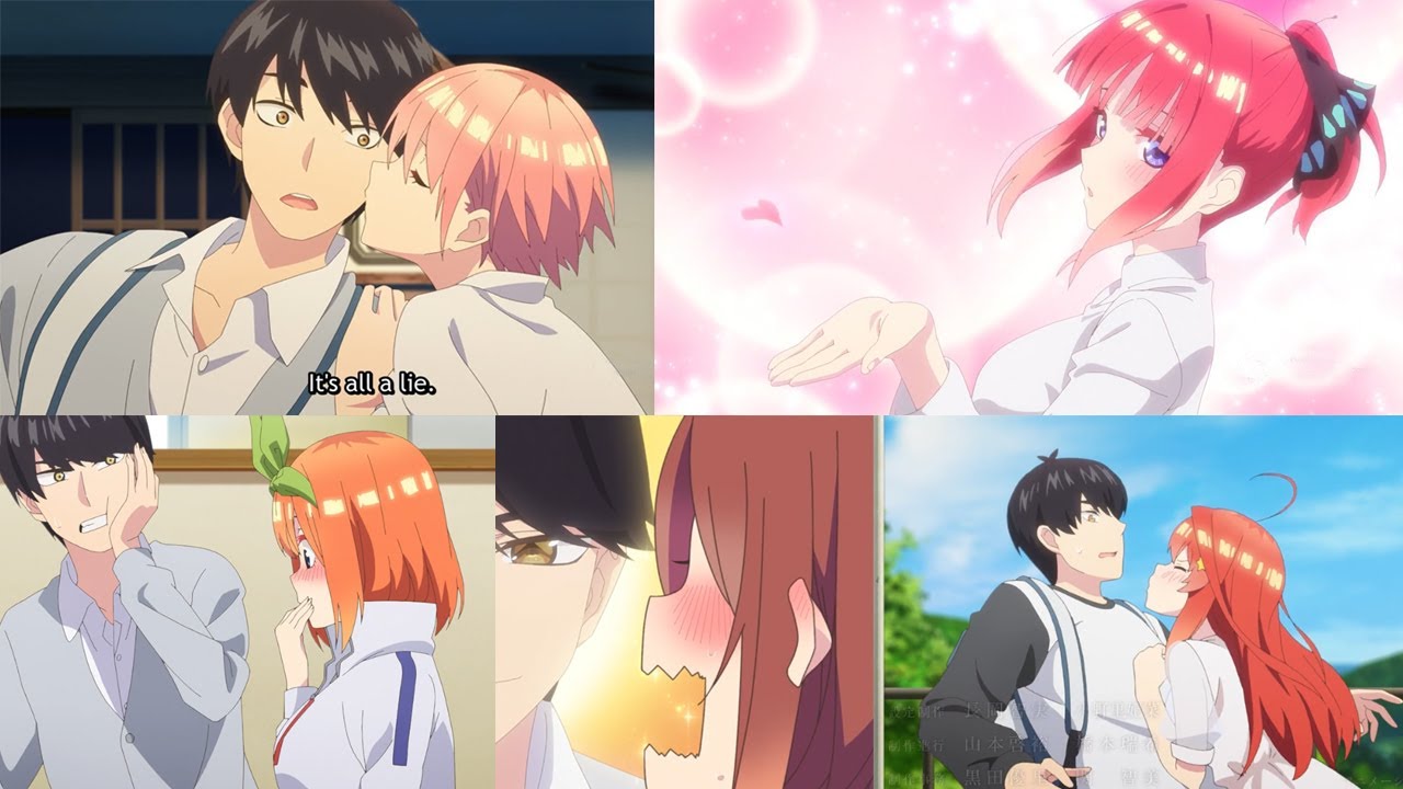 シーズン2のすべての五つ子のキスシーン|かわいい女の子五等分の花嫁S2