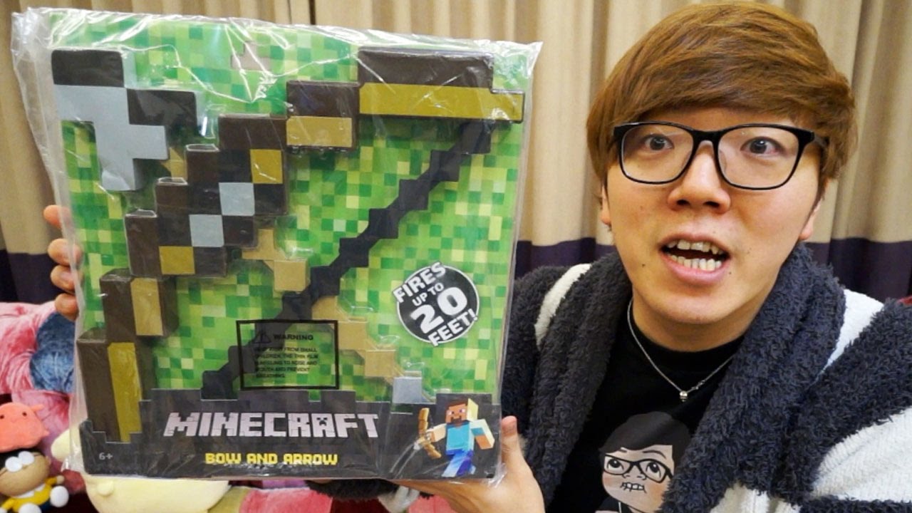 マインクラフトの弓矢の威力が想像以上だったw