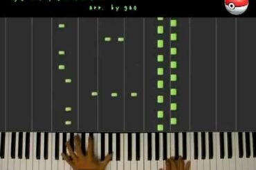 (ピアノ)松本梨香  めざせポケモンマスター  Pokemon OP.