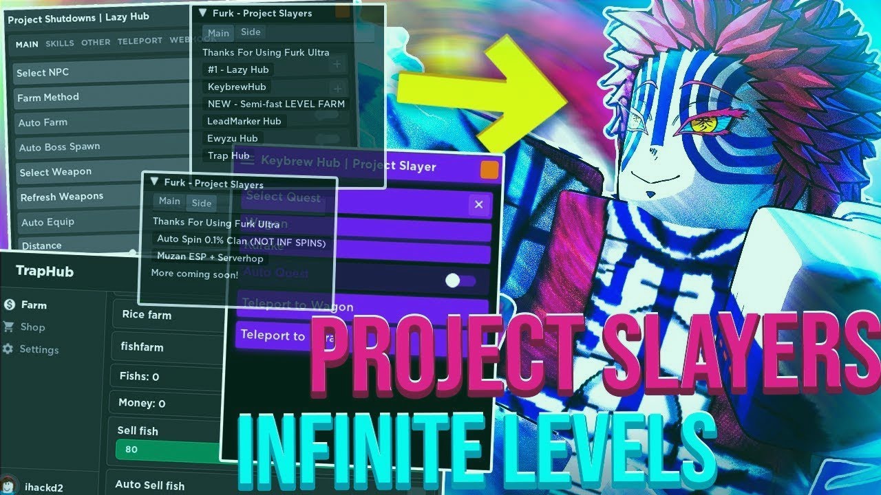 Project Slayers Script | Roblox Project Slayers Script | KILL AURA, AUTO FARM & MORE