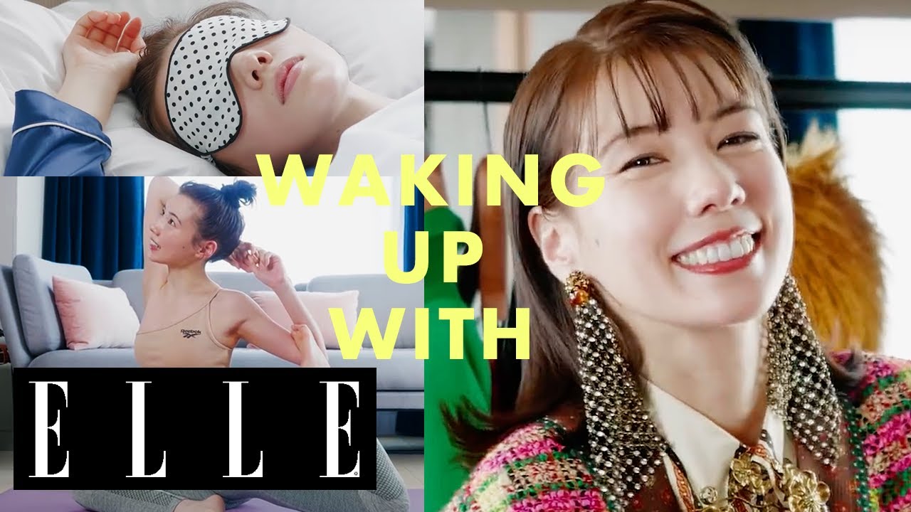 女優・仲里依紗の可愛い過ぎるモーニングルーティンを大公開!|waking up with|ELLE Japan