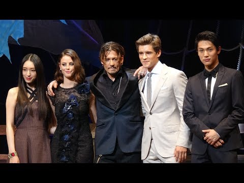 ジョニー・デップ登場に大歓声!『パイレーツ・オブ・カリビアン/最後の海賊』来日イベント