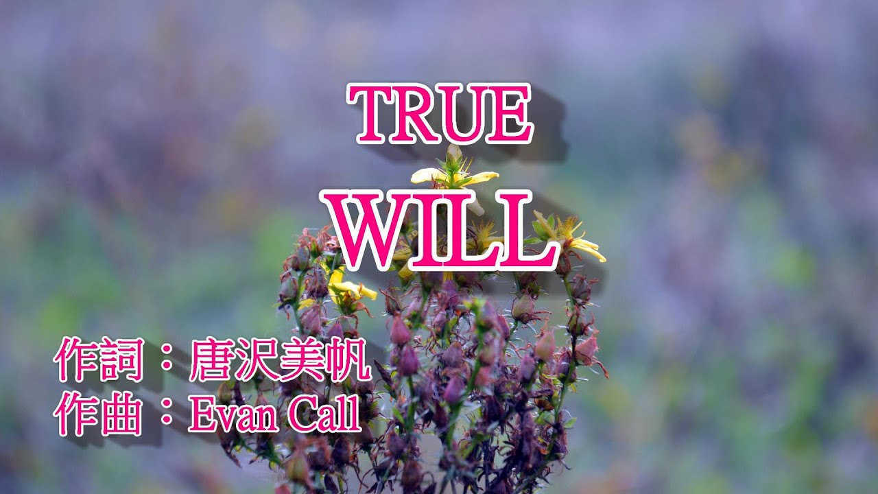 TRUE -『 WILL 』KARAOKE カラオケ 風景写真 ※劇場版 ヴァイオレット・エヴァーガーデン 主題歌