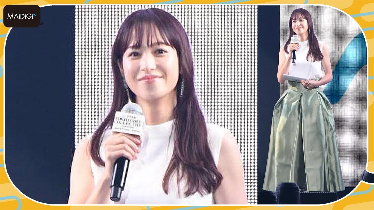 鷲見玲奈、ノースリーブの爽やかコーデ TGCで4度目の司会 【TGC 2022 A/W】