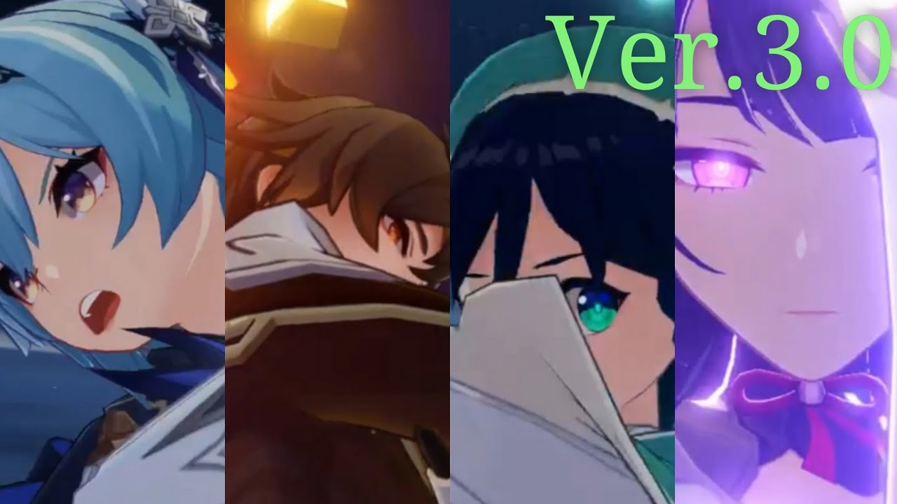 【原神】神々によるVer.3.0 螺旋攻略 / Ver.3.0 Spiral Abyss Floor 12 God Party【Genshin Impact】