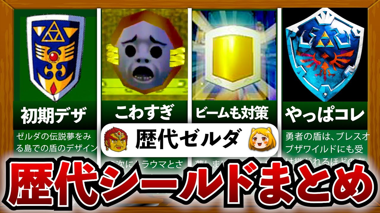 【歴代ゼルダ】過去シリーズに登場したシールド系をすべて解説してみた!