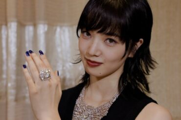 小松菜奈、8億円ジュエリー身につけ艶やかに 今年の一番の思い出は? 『シャネル ファイン ジュエリー 銀座並木』オープニングセレモニー