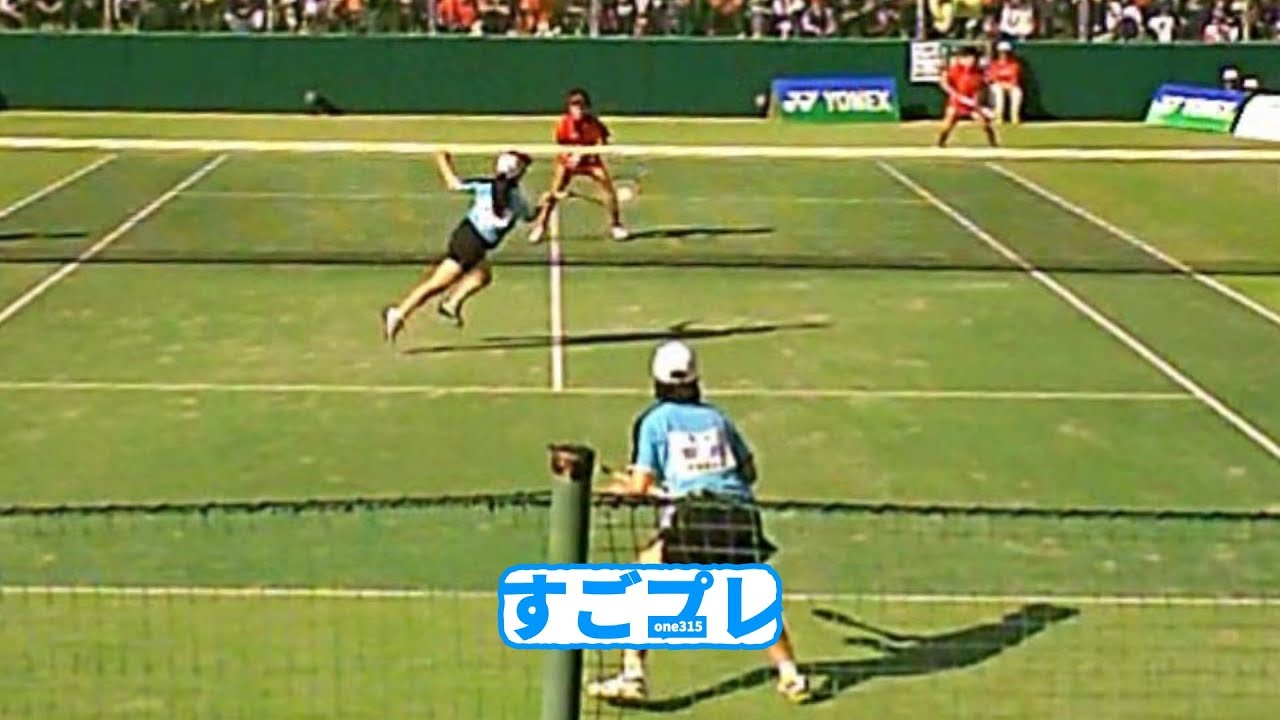 すごプレソフトテニス 全日本選手権天皇杯皇后杯2011 女子 決勝戦 杉本・森原(東芝姫路)-安川・石井(早稲田大学)