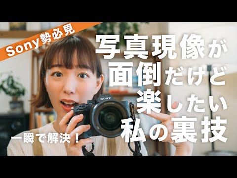 【Sony設定】写真現像と動画の色設定はクリエイティブルックで一気に解決【α7 IV|α7S III|FX3|α1】