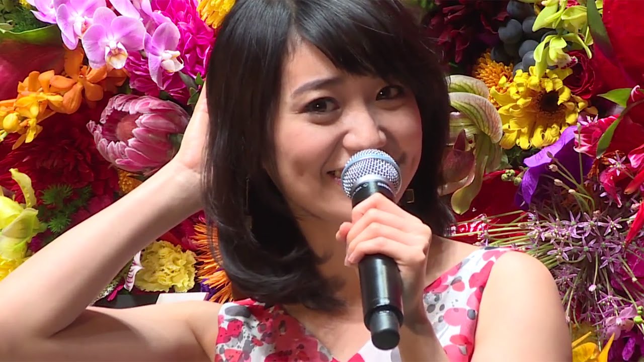 大島優子、影響受けた人は鶴瓶 挑戦したいのは「時代劇」 「ピュレグミ」新CM発表会3 #Yuko Oshima