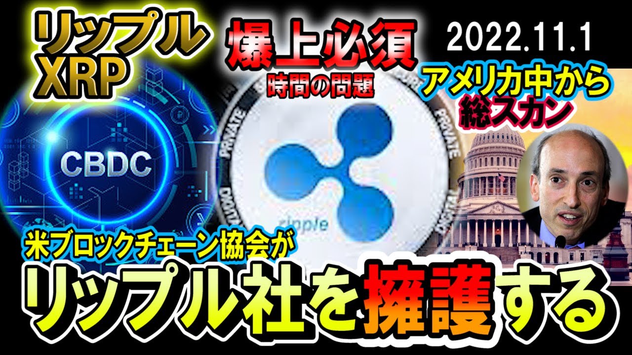 リップル(XRP)に米ブロックチェーン協会が加勢!SECはもう後がない!勝利はもはや確定か!でも何かがおかしい?!この胸騒ぎはなんだろう