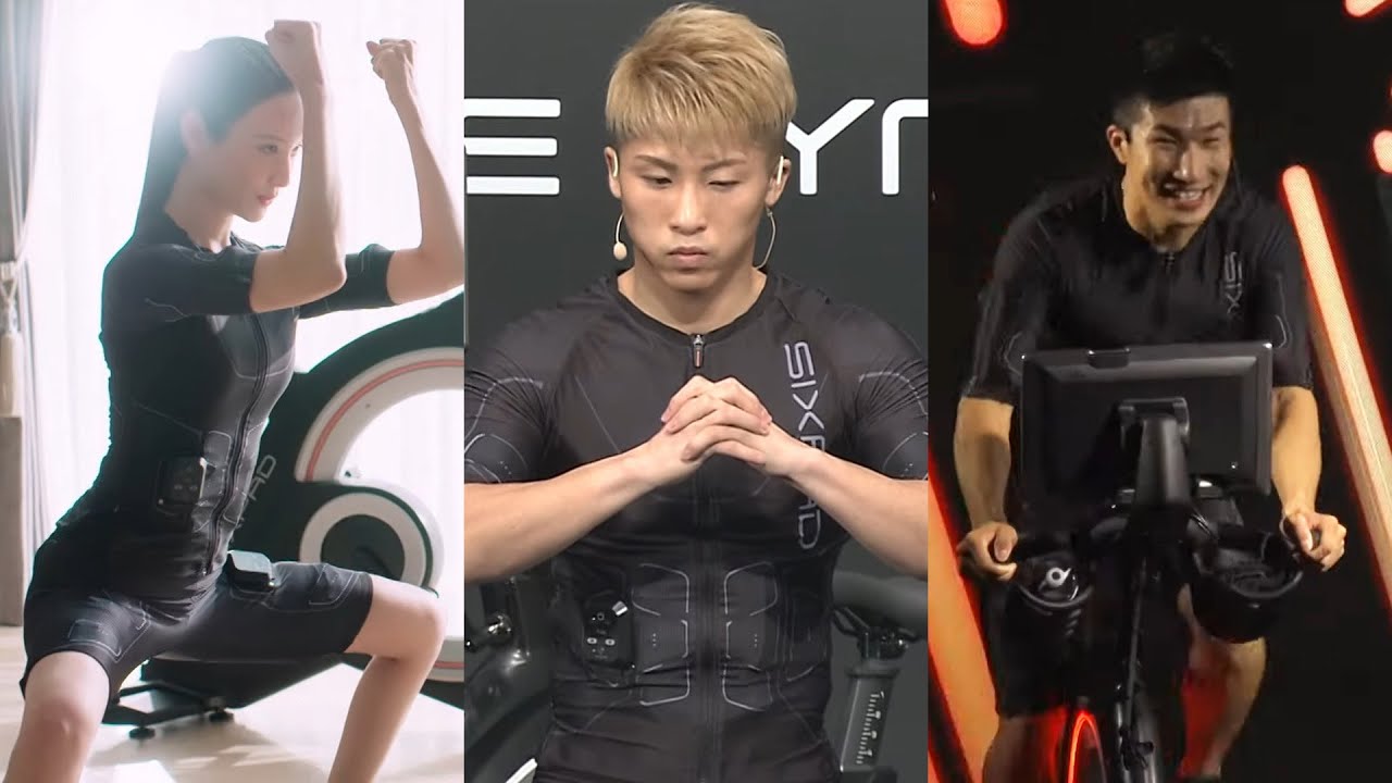 井上尚弥、菜々緒、桐生祥秀がトレーニングを披露!SIXPAD HOME GYMトレーニング映像