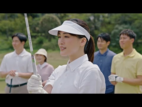 綾瀬はるか、斎藤佑樹さんらとゴルフ (CMメイキング ユニクロ エアリズム/綾瀬はるか 斎藤佑樹 錦織圭 内田篤人 増田明美)