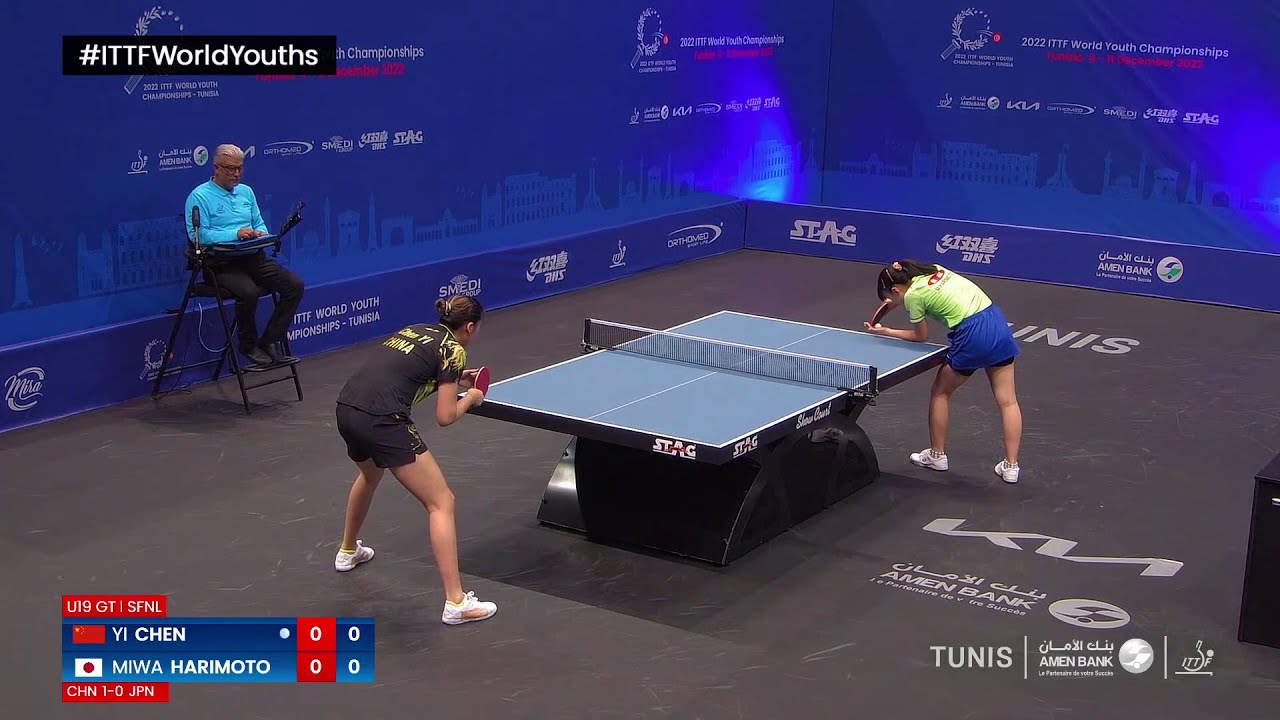 Chen Yi vs Miwa Harimoto | U19 Girls' Teams Semifinal | ITTF World Youth Championships 2022