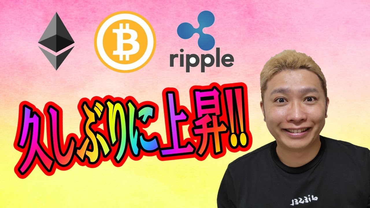 【仮想通貨 ビットコインBTC & アルトコイン 分析】久しぶりの上昇に歓喜!!
