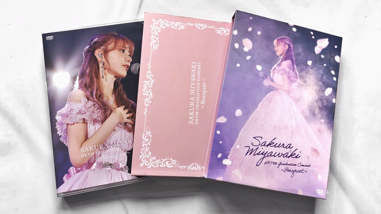 ✧ Miyawaki Sakura 宮脇咲良 Graduation Concert 卒業コンサート ❝ Bouquet ❞ DVD Unboxing (Limited Edition) ✧