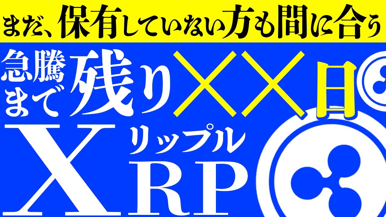 ※まだ間に合います!!【リップル(XRP)】今後の急騰間違いなし!?仮想通貨ripple最新情報を徹底解説!【仮想通貨】【ビットコイン】【SINSO(シンソー)】