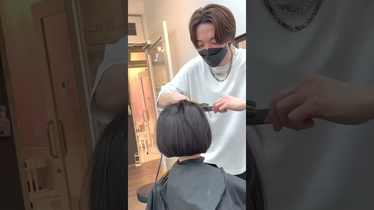 癖がないのに縮毛矯正やっていいの!? #ボブ #ヘアカット #縮毛矯正