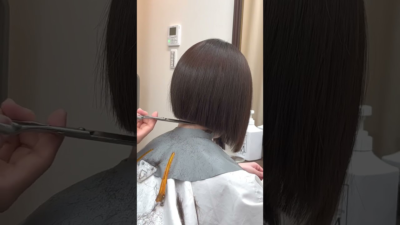 登場3回目の可愛すぎるお客様をさらに雰囲気変えてみた #ボブ #ヘアカット #ショート