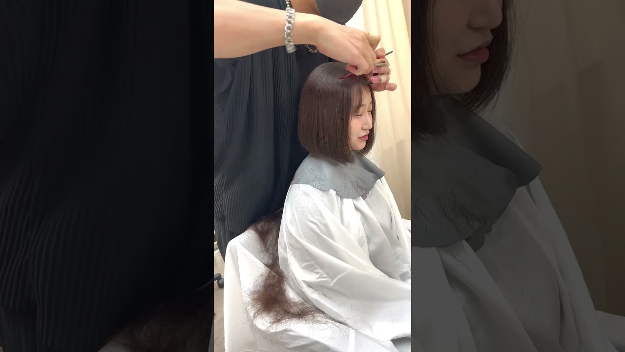 彼氏がボブ好きだから髪を切ります! #ボブ #ショート #ヘアカット
