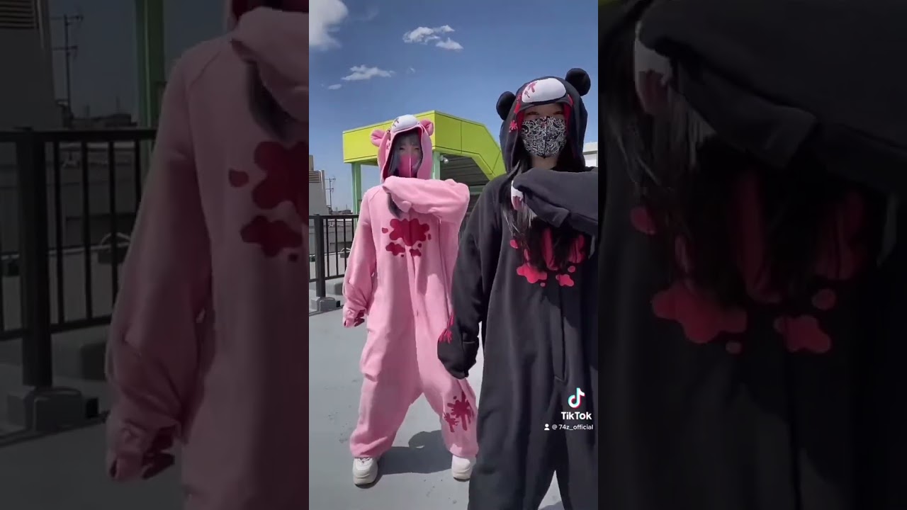 【いたずらぐまのグルーミー宣伝企画】着ぐるみを着てFLOWER Challenge!【BLACKPINK】#shorts