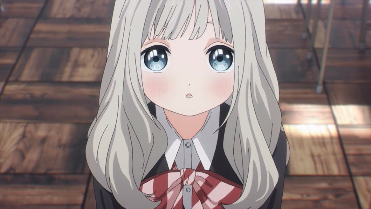 明日ちゃんのセーラー服 アニメ 明日ちゃんと平岩蛍ちゃんの運命の出会いシーン