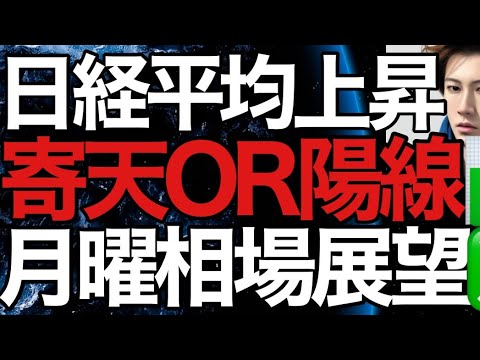 2023/8/26【日経平均先物】上昇🔥空売り比率45.7×先物ナイト上昇で月曜はアノパターン❓ボラタイル日経平均の行方🤔