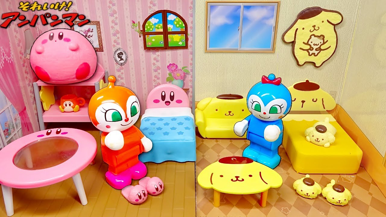 【可愛い部屋作り対決❤️】どっちのルームが可愛いかな?(#たまごmammy)カービィルーム ポムポムプリンのミニチュアリーメント