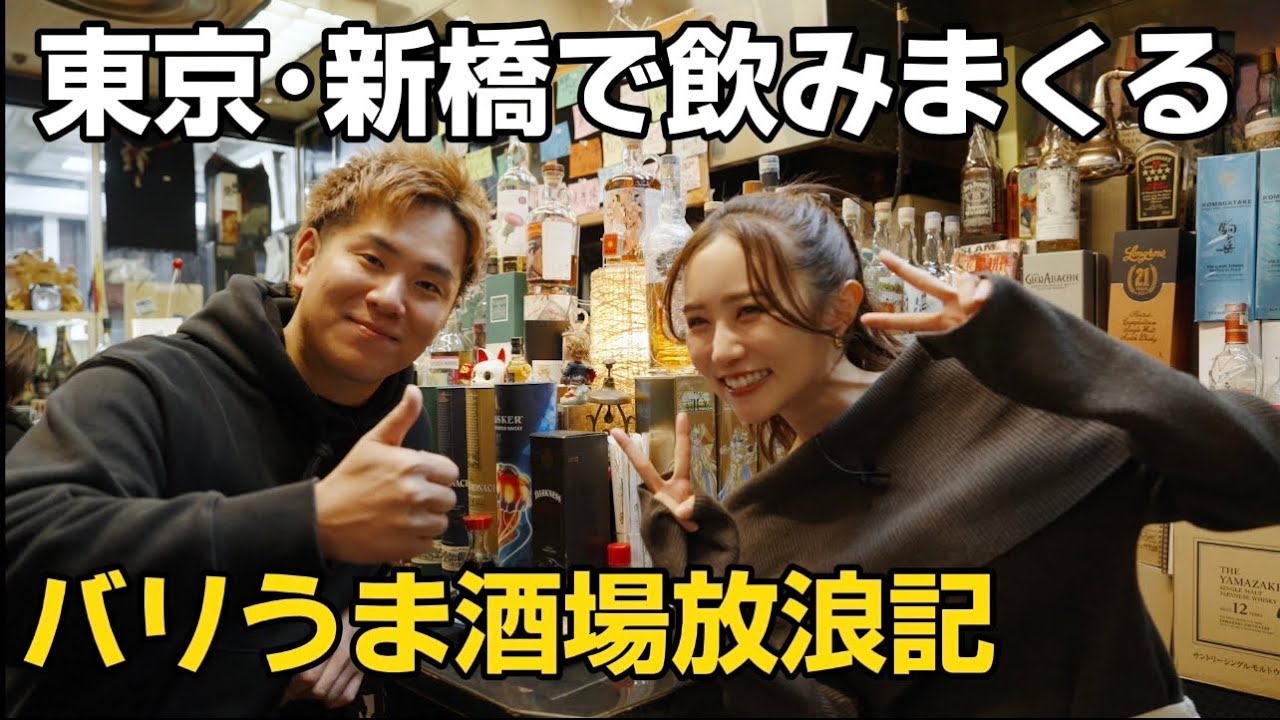 東京、新橋で飲みまくる!バリうま酒場放浪記in新橋!ウイスキー、日本酒、カクテル