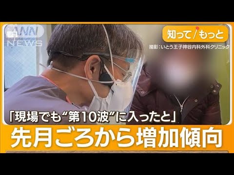 新型コロナウイルス“第10波”か 新たな変異株「JN.1」拡大【知ってもっと】【グッド!モーニング】(2024年1月24日)