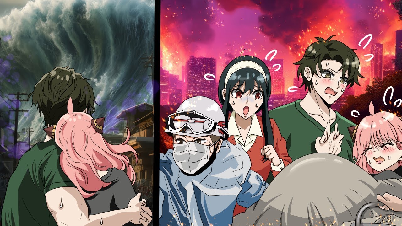 【ダミアニャ成長if】大津波警報の中で出産!被災地で生まれた尊い命!【スパイファミリー アーニャ ダミアン 妊娠 赤ちゃんが生まれる】