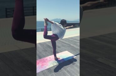 ふたりで外ヨガ　GWの人が多い時の過ごし方