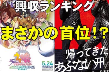 まさか首位がこの映画とは！【俺的映画速報Vol.270】【あぶない刑事 ウマ娘 デッドデッドデーモンズデデデデデストラクション 興収 興行収入 名探偵コナン １００万ドルの五稜星】