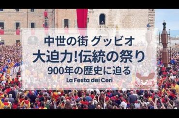 【イタリア日本二拠点生活】中世の街グッビオ 世界に届けたい大迫力の伝統祭り “La Festa dei Ceri” 900年の歴史に迫る