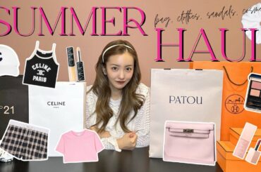 【購入品紹介】🌞夏のトレンドアイテムたち爆買いしちゃいました🛒🩵【○○○円】