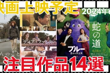 映画上映予定【2024年6月（1日～30日）】注目作品14選